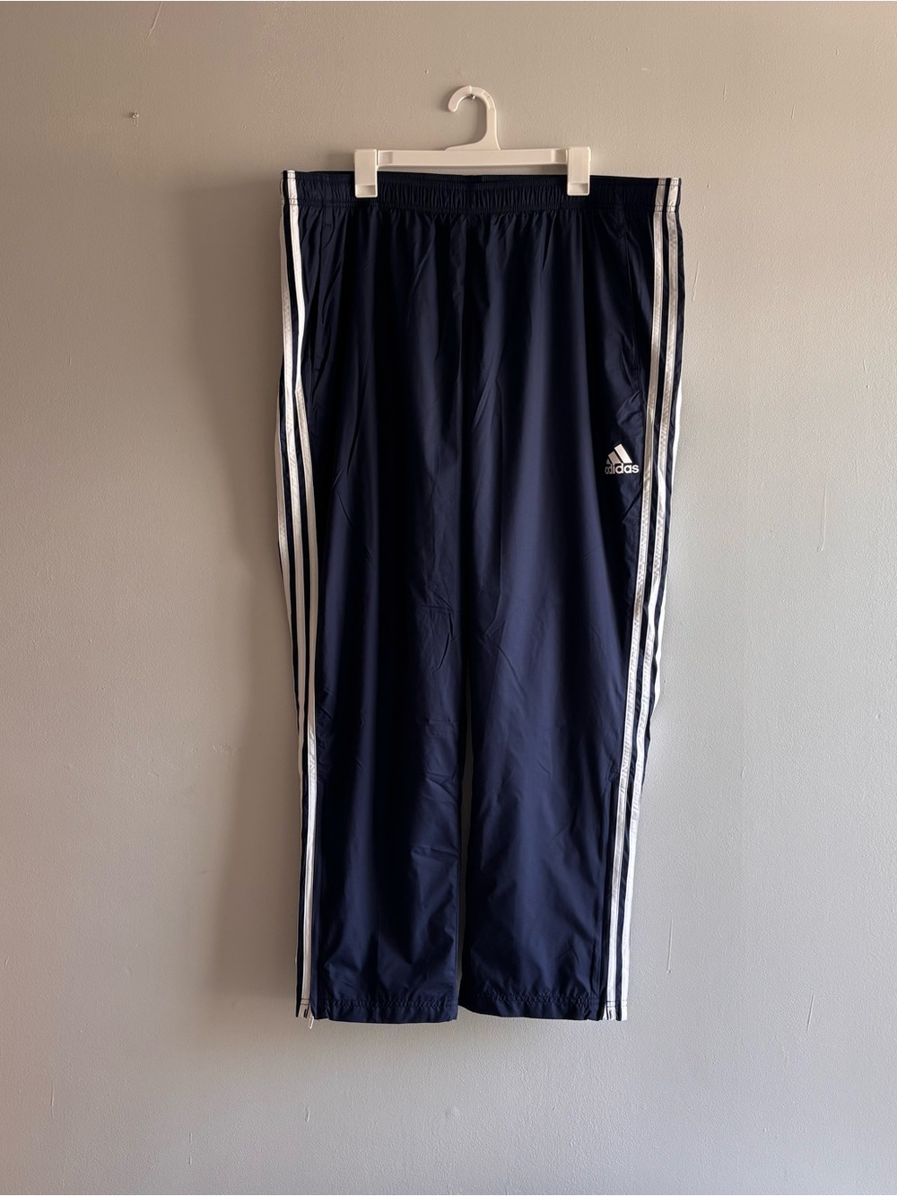 Adidas  Climalite  women Classic 3 stripes Training Pants windbreaker Sz 2XL
